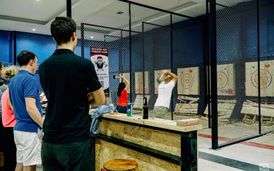 Let Axe-Throwing At AleSmith Be Your Ultimate Team Building Activity
