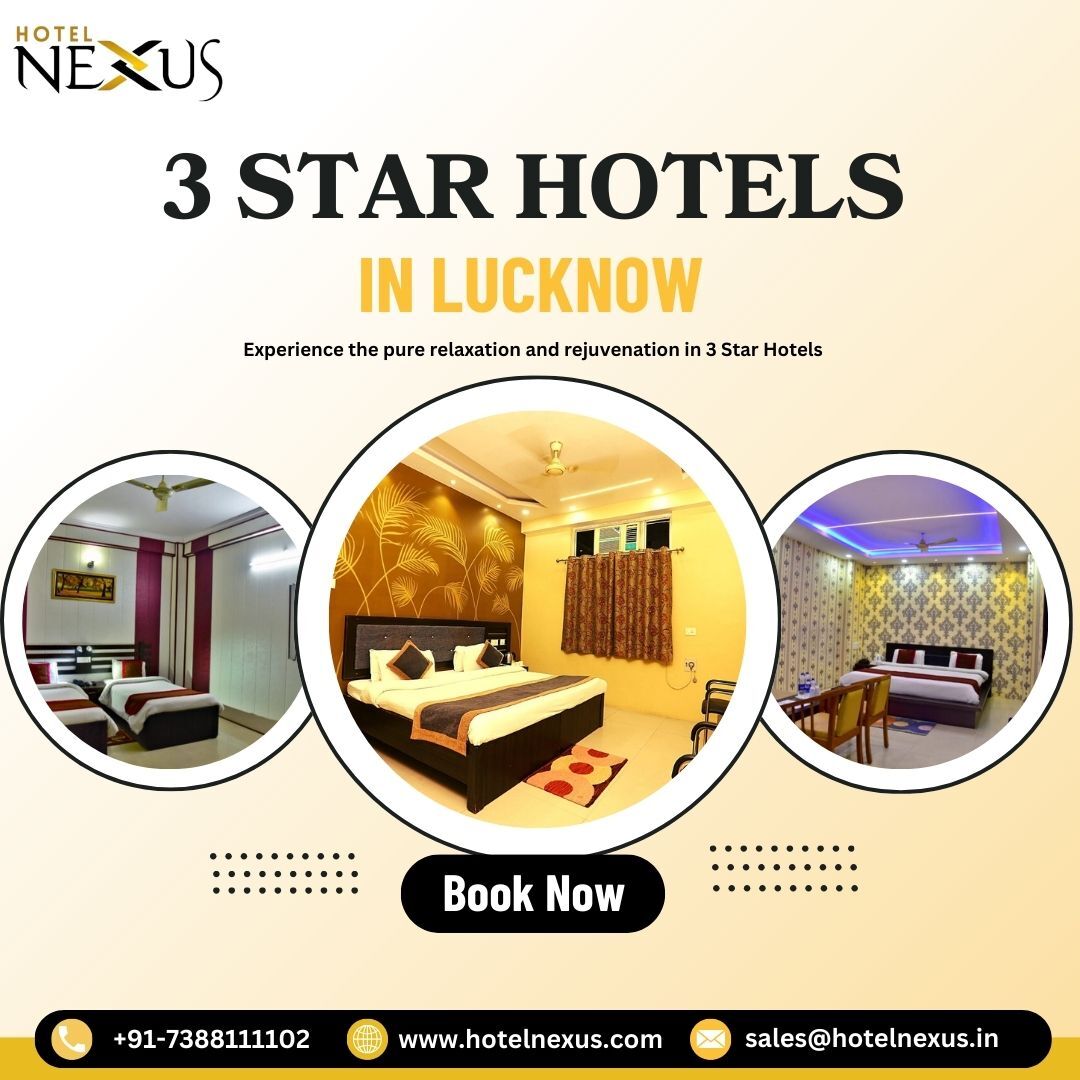 Charming and Affordable: The Top 3-Star Hotels in Lucknow