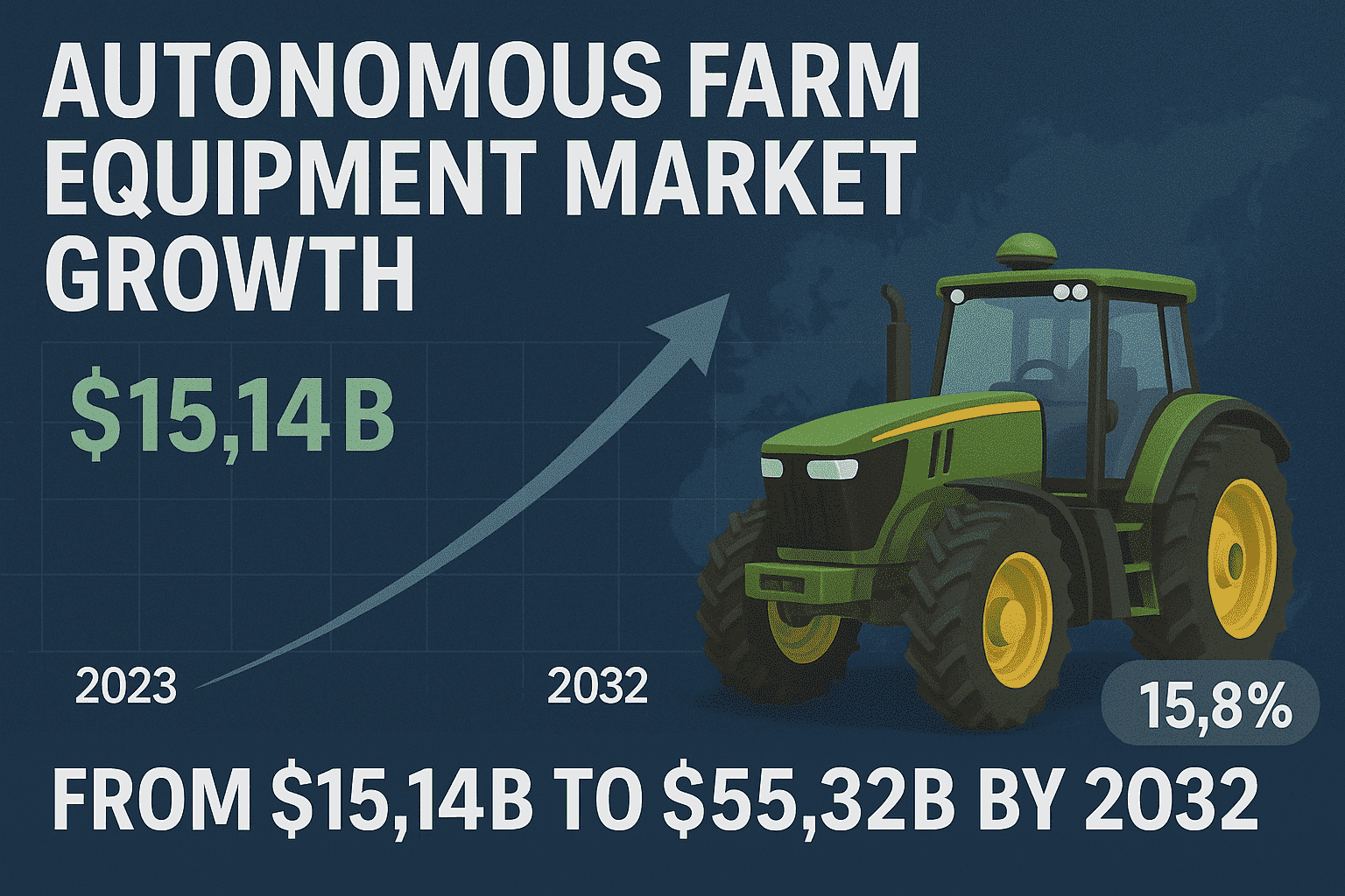 How Big Is The Autonomous Farm Equipment Market Size in 2032