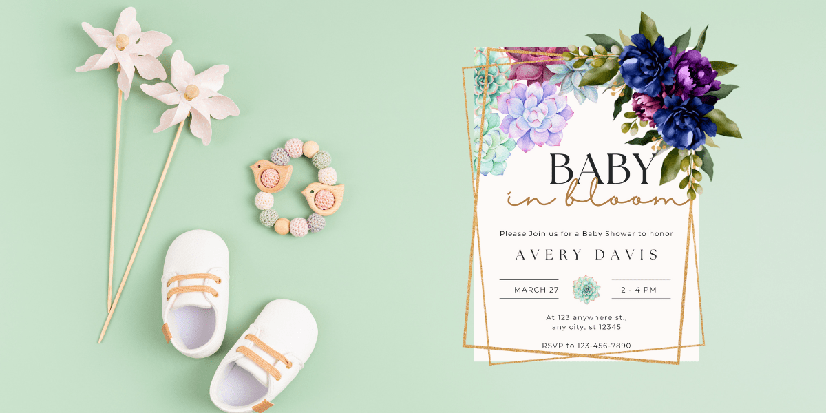 What Makes a Great Baby Shower Invitation? When to Send It & How to Style It